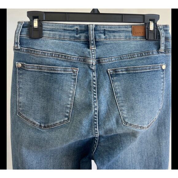 Judy Blue Skinny Fit Capri Jeans Size 5 / 27 Stretch - Picture 5 of 8